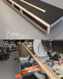 Build mode activated for @wrexham_afc.

We got the tools out last week and the warehouse was in workshop mode for this lovely little stage valance for a Wrexham AFC internal team conference.

Finished in a red trim to match the stage lighting, bringing an extra something to The Centenary Club at Y Cae Ras.

#conference #setbuild #conferencewrexham #setbuildwrexham